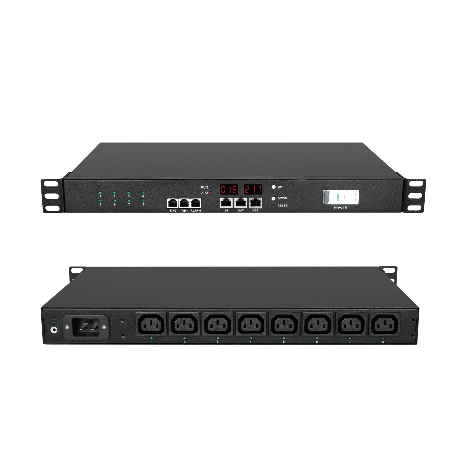 8-ports C13 intelligent PDU
